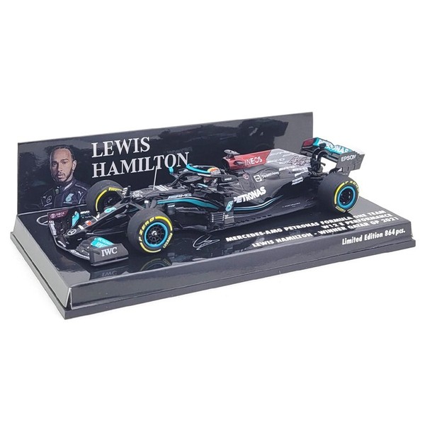 2021 Lewis Hamilton Mercedes Petronas W12 Winner Qatar Gp - 1/43 Minichamps-image