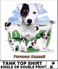 FUN LOVING PARSONS JACK RUSSELL TERRIER DOG GROUP TANK TOP WS717