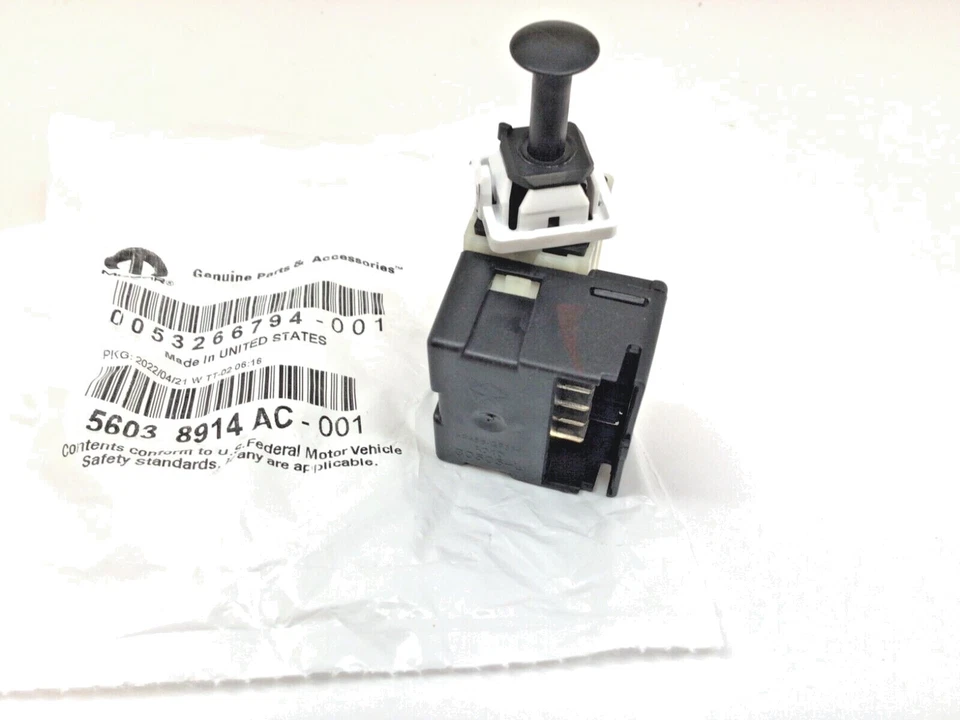 2015 2016 年 2017 道奇 Viper 后停止灯制动踏板开关全新原始设备制造商 56038914AC — 第 2/4 张图片