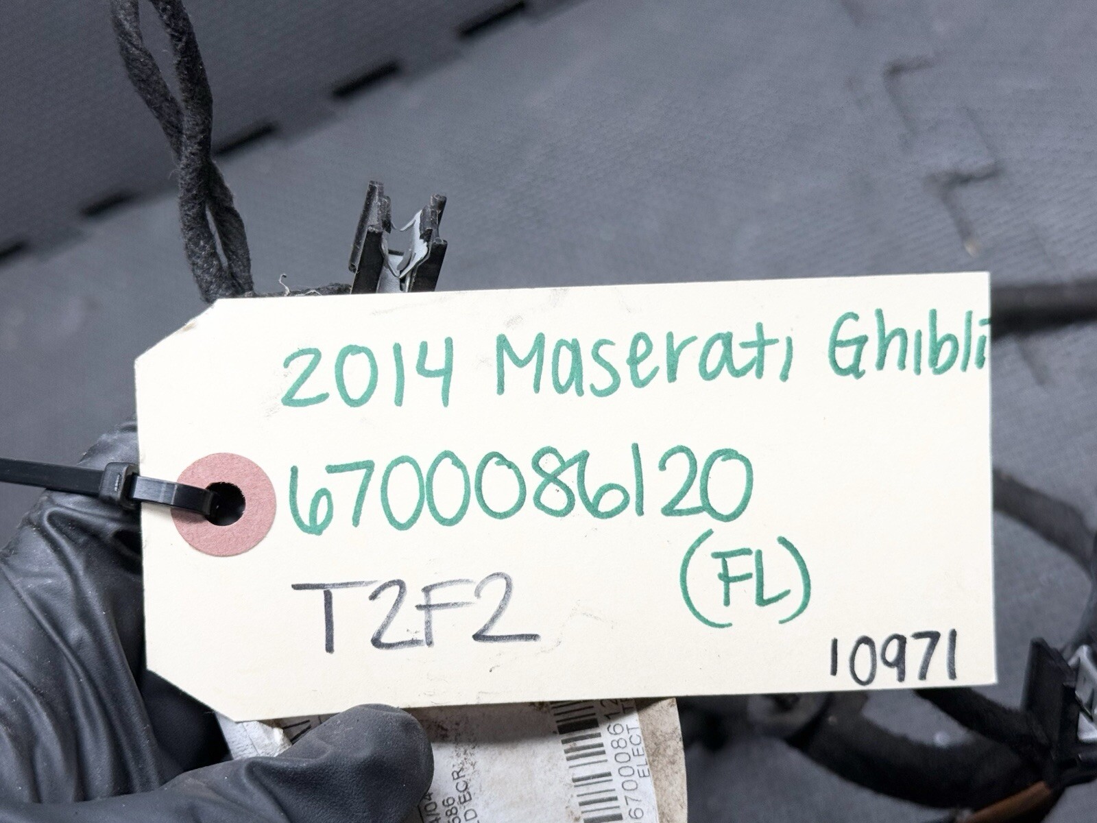 ⭐️2014-2020 MASERATI GHIBLI DOOR WIRING HARNESS LEFT DRIVER FRONT ELECTRICAL OEM