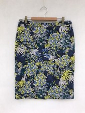    Womens Sportscraft Straight Knee Length Stretch Floral Print Skirt Size 10