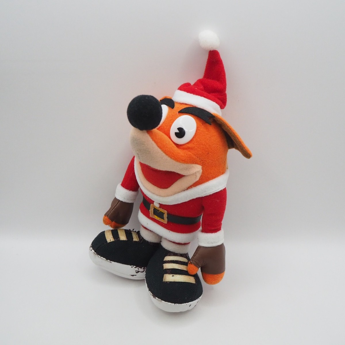 Crash Bandicoot C2009 Santa Christmas Xmas Plush JUNK Toy 7
