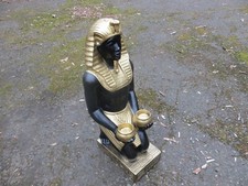 ägyptische Figur Pharao kniend 53cm Statue Skulptur Figur Dekoration Möbel