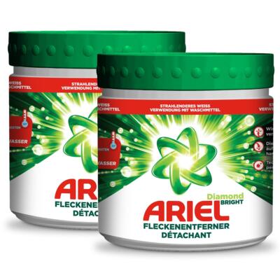 Ariel Fleckenentferner 500g - Löst Flecken auch im kalten Wasser (2er Pack)