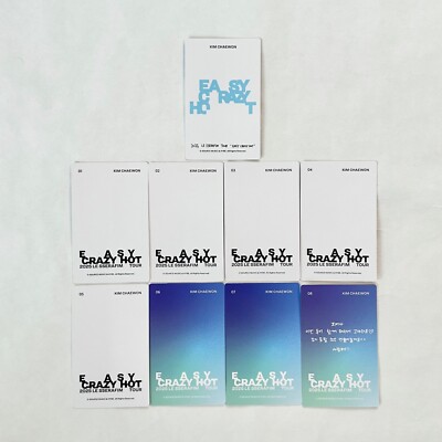 LE SSERAFIM] EASY CRAZY HOT TOUR / MINI RANDOM PHOTOCARD Official