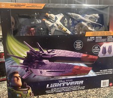 Disney Pixar Lightyear Zurg Mothership Battle Pack 5 Vehicles 7 Figures Blaster