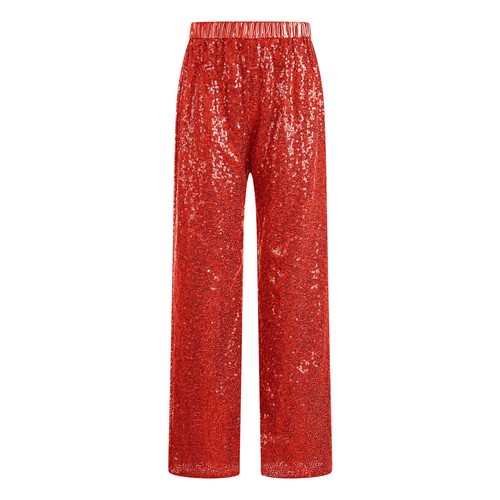 Kids Girls Pants School Trousers Sequin Dance Jazz Bottoms Sparkling Sequins - Picture 67 of 76