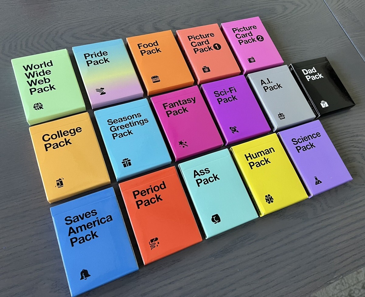 rare cards against humanity packs Rare Cards Against Humanity Pride Pack With Glitter!! Sealed