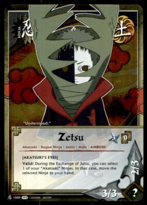 Naruto CCG Zetsu #1009 Holo Near Mint | eBay