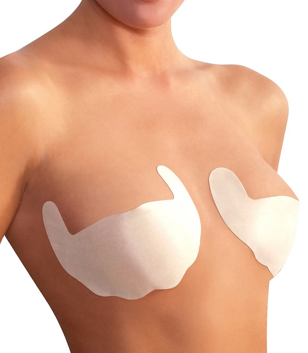 Adhesive Bra Cups - Stick on Bra Cups Low Front Backless Strapless