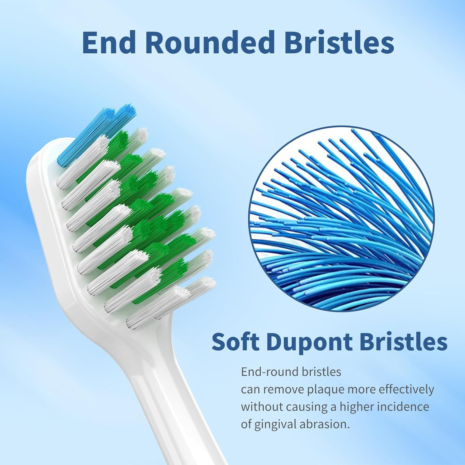Replacement Brush Heads for Smile Bright Platinum Sonic Electric Toothbrush, ...