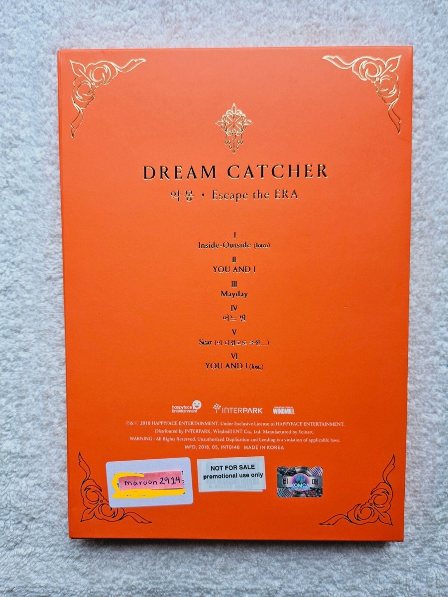 Dreamcatcher escape the era 直筆 サイン アルバム DREAMCATCHER Escape The Era Promo Album Inside Version - No PCs