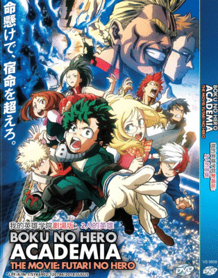 ANIME BOKU NO HERO ACADEMIA THE MOVIE: FUTARI NO HERO DVD Eng Subs + FREE ANIME