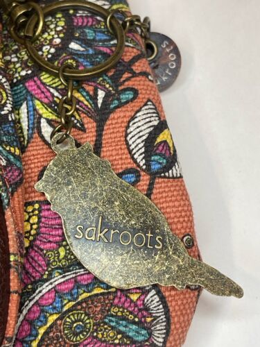 Sakroots Convertible Backpack Crossbody Owl Spirit Bag Owl Charm Shop Travel - Picture 10 of 13