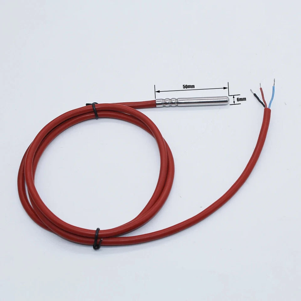 DS18B20 Temperature sensor Stainless Steel 3.0V-5V voltage -20~+80'C Celsius oil - Image 2 of 4