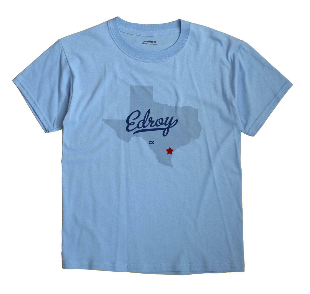 Edroy Texas TX TShirt MAP eBay