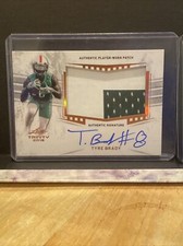 2019 Leaf Trinity-*TYRE BRADY 2 COLOR PATCH AUTO*-JAGUARS- 