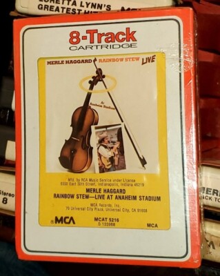 Merle Haggard, Rainbow Stew - Live at Anaheim Stadium (8 Track, 1981 RCA) Sealed