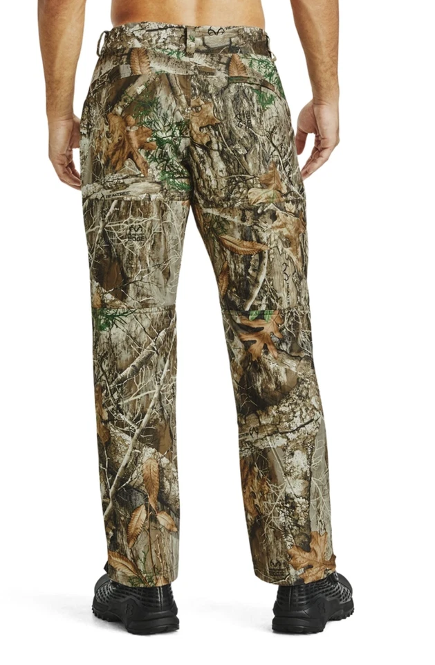 UNDER ARMOUR Brow Tine Realtree Edge Camo Storm Mid Season Hunting Pants Men 2XL - Image 3 of 4