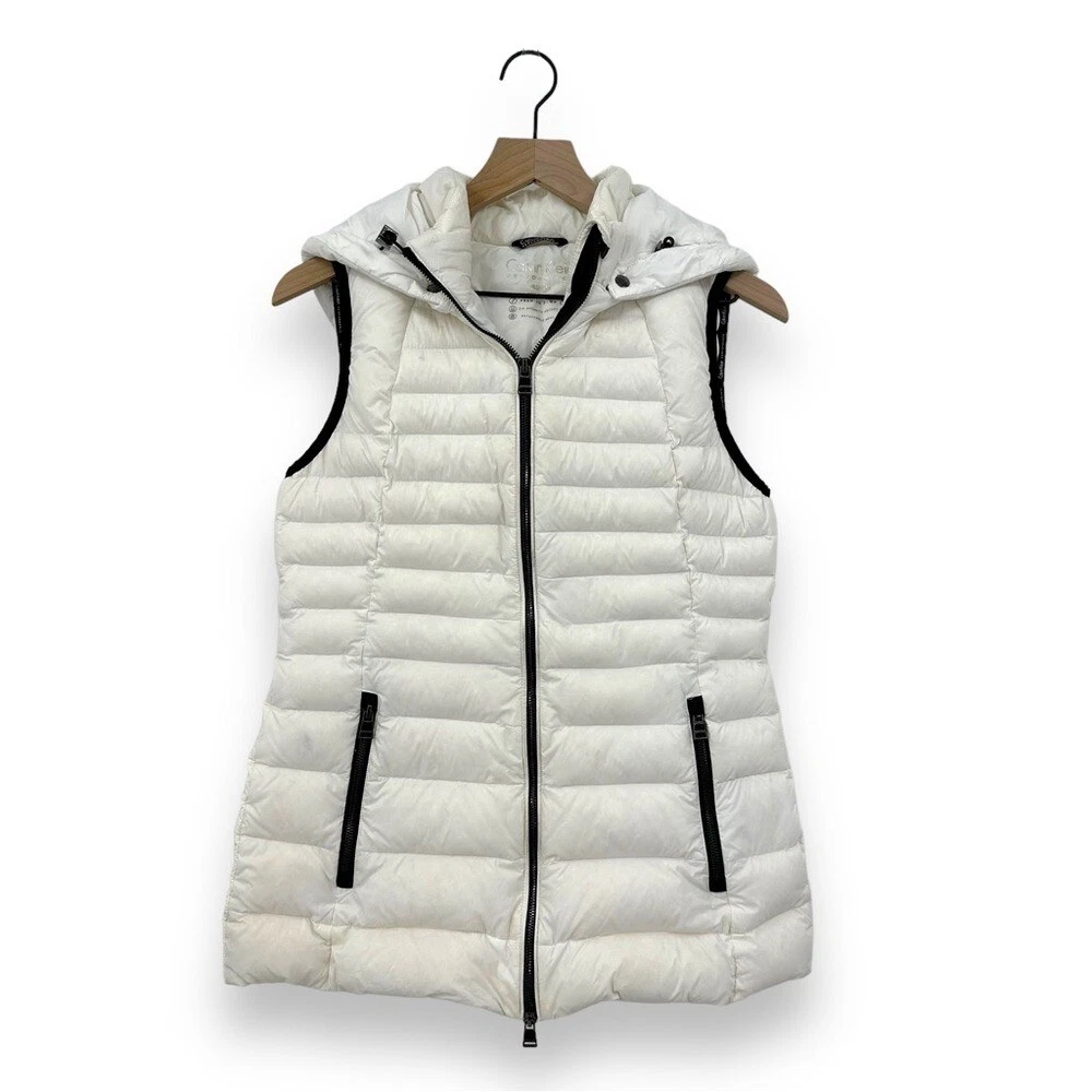 White calvin store klein vest