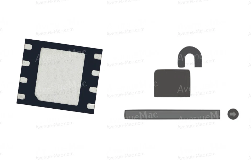 AVENUEMAC.FR ©  PUCE EFI ROM CHIP PRÉ-PROGRAMMÉ POUR MACBOOK AIR 13" A1466
