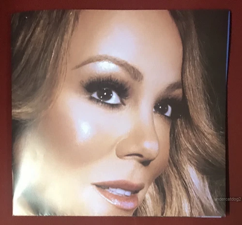 Mariah Carey Caution 2018 Taiwan Promo two-sides folded Poster