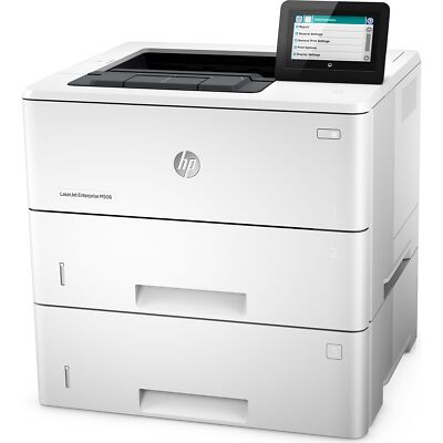 HP LaserJet Enterprise M506x Wireless Monochrome Printer (F2A70A) - Perfect Con.
