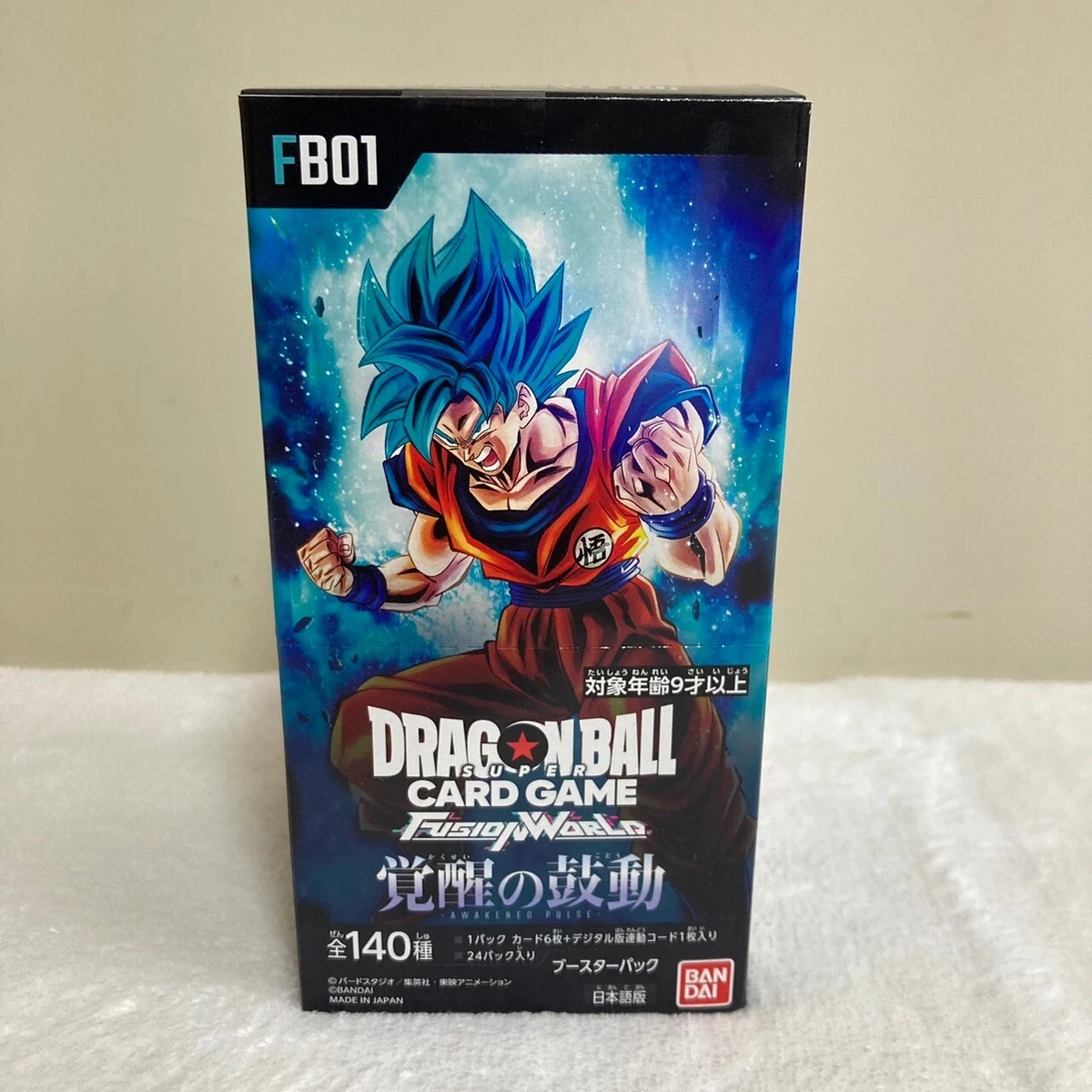 1BOX】DRAGON BALL SUPER CARD GAME FUSION
