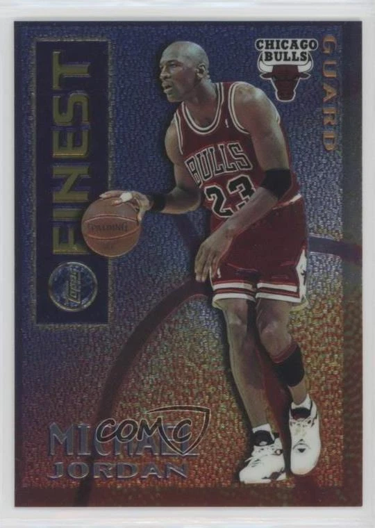 1995-96 Topps Finest Mystery Finest Borderless/Silver Michael Jordan #M1 HOF