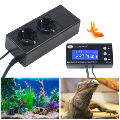 Reptilien Digitaler LCD Aquarium PID Temperaturregler Thermo Control Terrarium