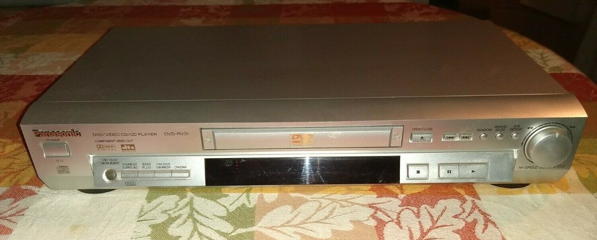 新品未使用 Panasonic パナソニック DVD-RV31-S プレーヤー Panasonic DVD Video CD Player Model: DVD-RV31 Japan_No