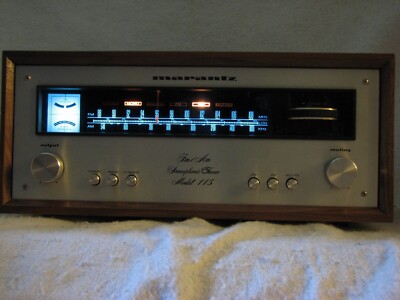 Marantz 115 tuner, working in a new wood case | eBay