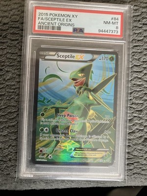 Sceptile EX (84 Full Art) 84/98 - XY - Ancient Origins Holo (PSA 8