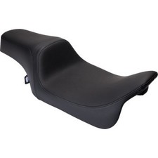 Drag Specialties Predator 1Up Seat Vinyl Black Smooth FLH 08-23 Made in the USA