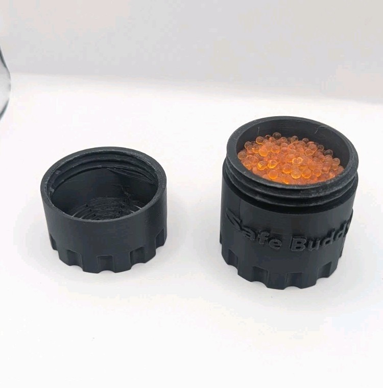 Reusable Silica Gel Dehumidifier for Gun Safe, Moisture Absorber Container Black