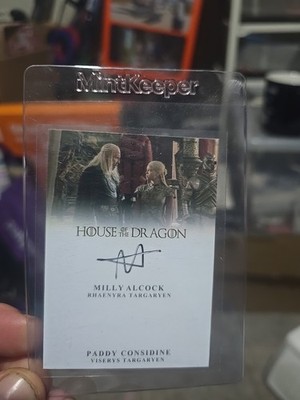 Limited Edition Handsignierte Milly Alcocks Trading Card mit COA