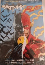 Batman The Flash The Button Edición Deluxe DC 2018 HC Nove Gráfica Sellado Nuevo