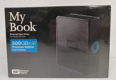 Western Digital My Book Premium 500GB USB/FW External Hard Drive - NEW/SEALED!