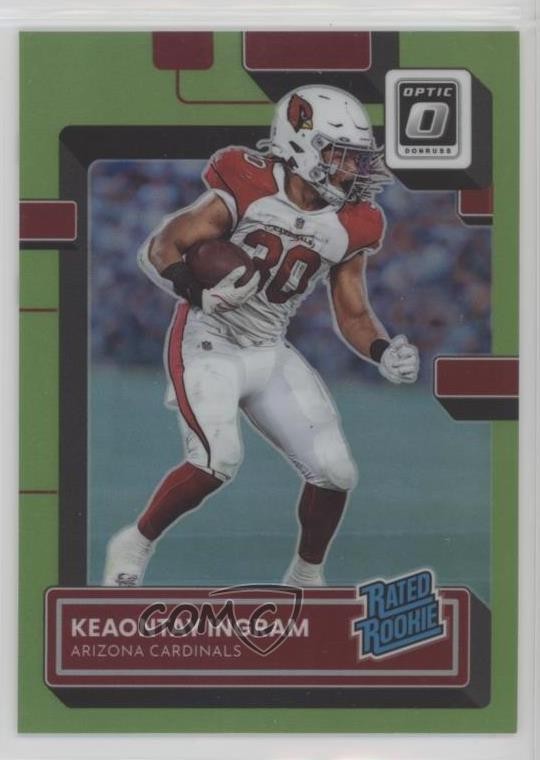 Keaontay Ingram Panini Donruss Optic #285 Lime Green