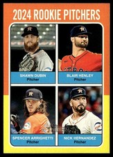 2024 Topps Heritage High Number 2024 Rookie Pitchers (Shawn Dubin / Blair Henley