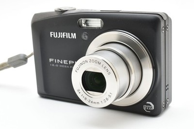 Fujifilm FinePix F Series F60fd 12.0MP Digital Camera - Black for
