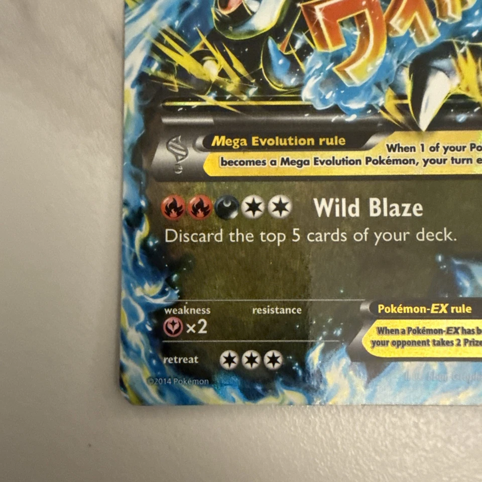 Pokémon TCG Mega M Charizard EX Flashfire Holo Ultra Rare Card 69/106 XY MP - Image 4 of 4