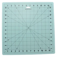 Self Healing Cutting Mat 12x12 Inches Double Sided Grid Lines for Crafting
