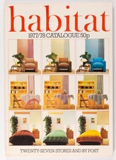 HABITAT  1977 catalogue COTTAGECORE magazine DESIGN Magistretti chair VTG Conran