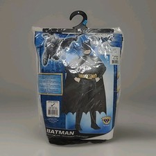 Batman Dark Knight Kids Large 12-14 Halloween Muscle Costume  Jumpsuit ONLY 