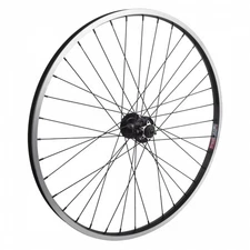 26-Inch Alloy Front Wheel with WEI 519 Rim & 36-Spoke Black Quick-Release