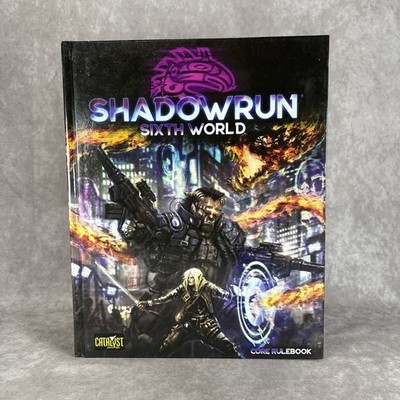 Shadowrun Sixth World Core Rulebook Catalyst Game Labs 1st Printing 2019