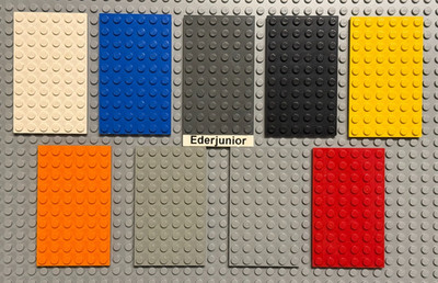 Lego Basic Platte Brick Plate 3033 6x10 verschiedene Farben jeweils 1 Stück