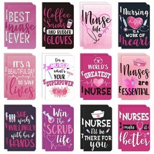 Nezyo 24 Pcs Nurse Notebooks Appreciation Gifts Mini Pocket Notepads Nurse We...