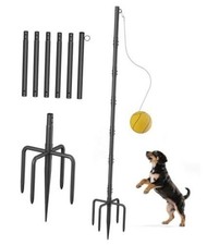 Tetherball Set with Rope  Ball, Portable Tetherball Equipment for 8.75 Feet